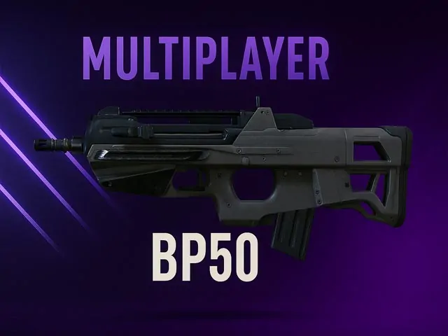 اسلحه BP50 در مولتی پلیر