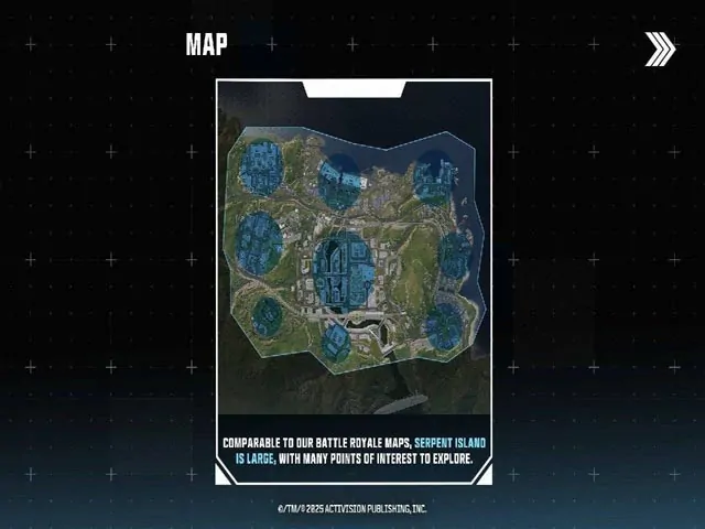نقشه Serpent Island در DMZ کالاف موبایل
